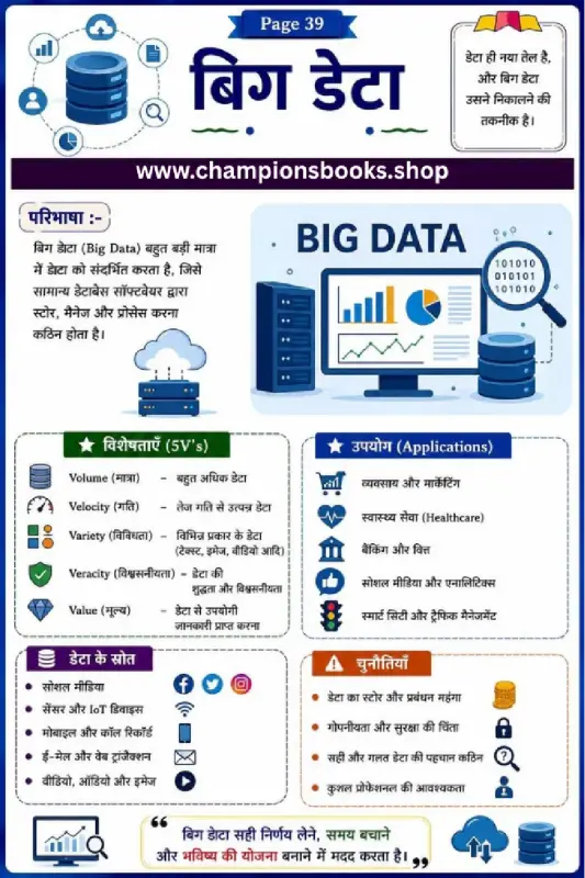 Big Data in Hindi: Learn Definition, 5 Vs, & Applications